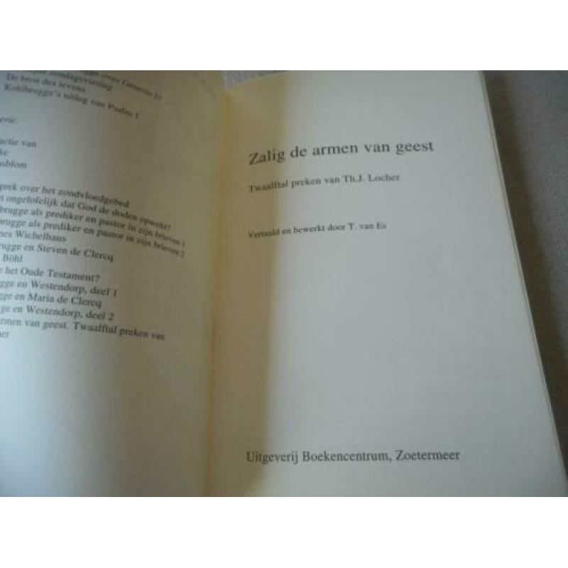 Zalig zijn de armen van geest - Th. J. Locher