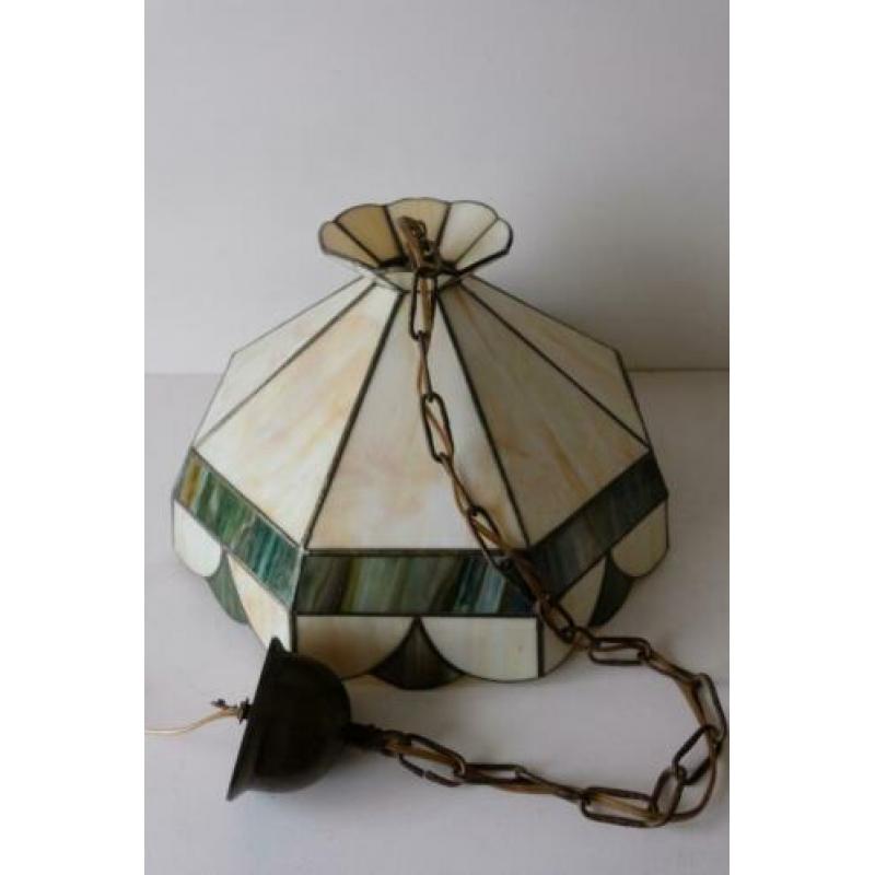 Hanglamp Tiffany-stijl Marmer-Groen (43 cm diameter)