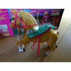 Barbie - Paardentrailer incl paard - 1993 - incl. doos