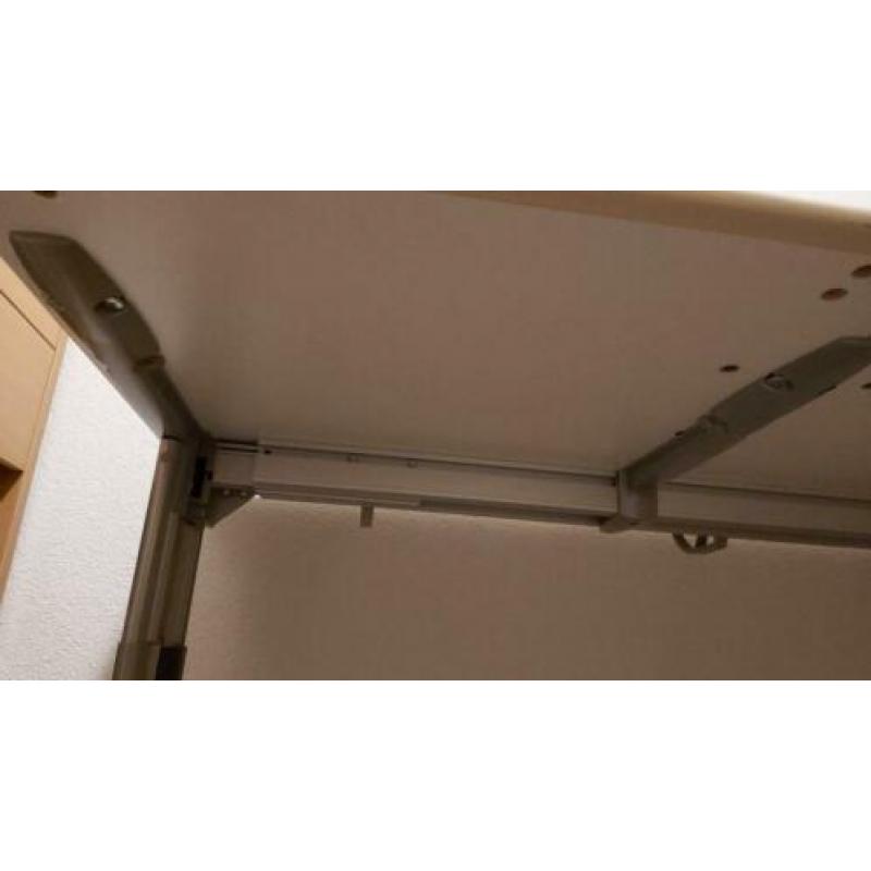 *** hoek / recht bureau ahorn kwaliteits onderstel ***