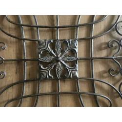 Prachtig mooi decoratief metalen wandrek-wanddeco