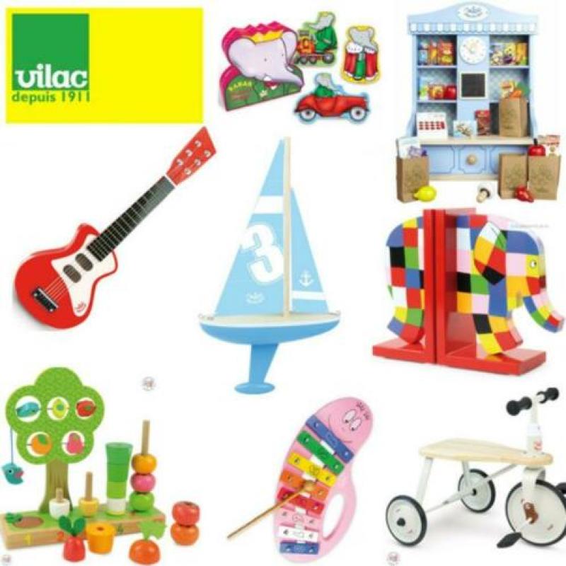 3 houten puzzels in mooie vormdoos van VILAC ---> SALE!
