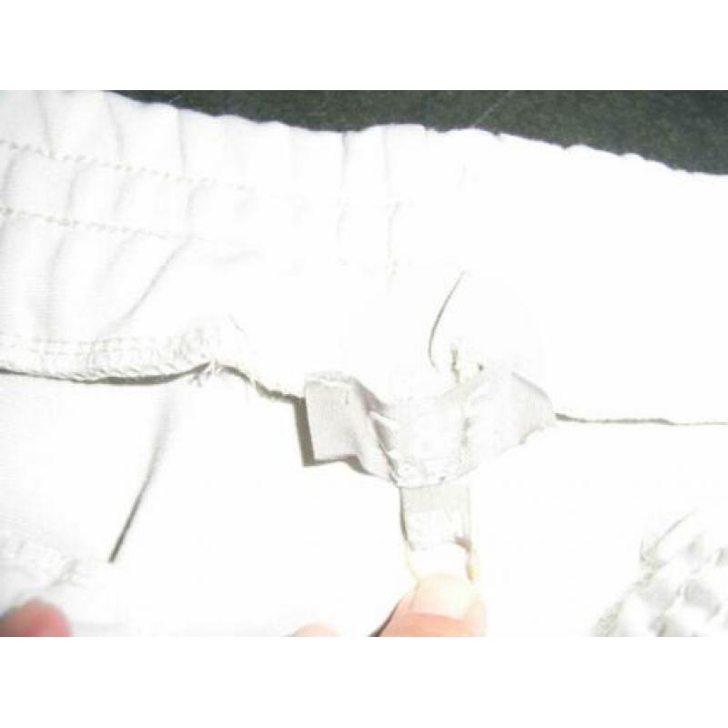 licht grijze rok/skirt C&S mt S/M of 36/38 zwarte bies opzij