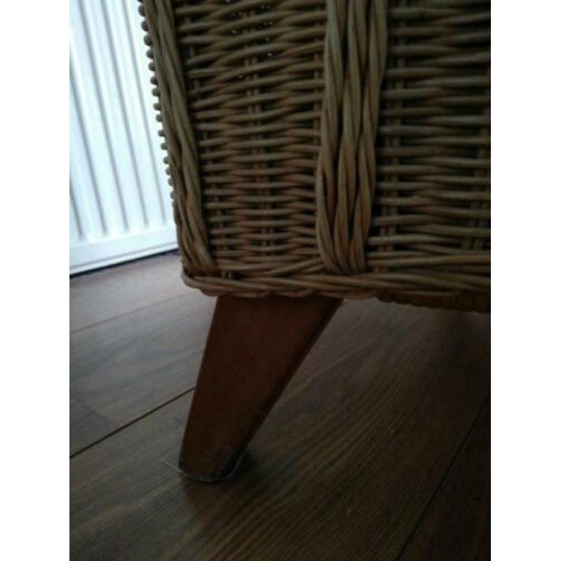 Fautieul riet rotan, stoel, kinderkamer luie stoel kussen