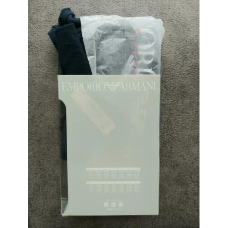 Emporio Armani Crewneck Mega Logo t-shirt L Nieuw