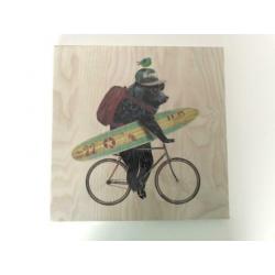 Wanddecoratie 40x40 (NIEUW, hout)