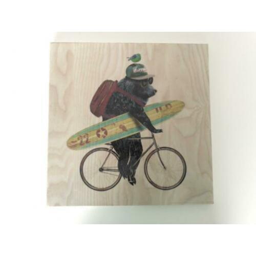 Wanddecoratie 40x40 (NIEUW, hout)