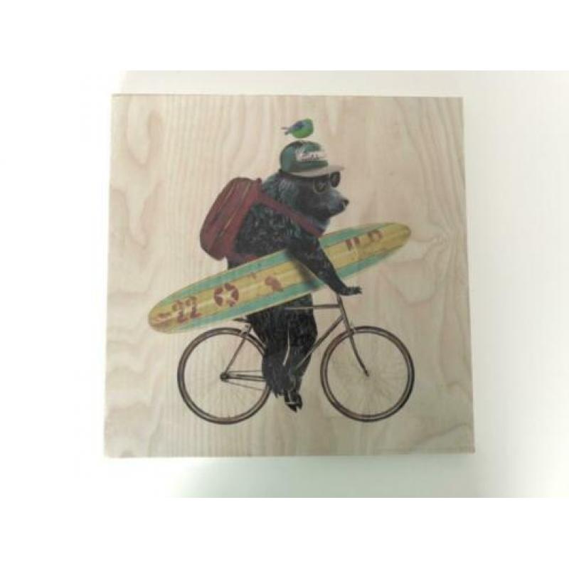 Wanddecoratie 40x40 (NIEUW, hout)