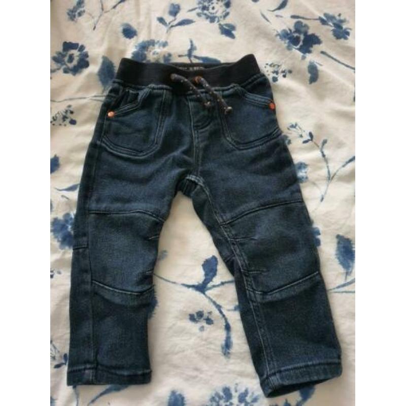 Jeans baby kinder broek mt 98 donker blauw