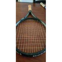 2 tennisrackets, bespanning goed