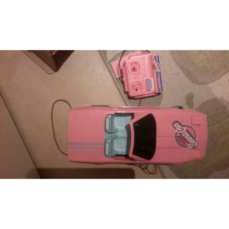 Fashion auto roze voor Barbie pop