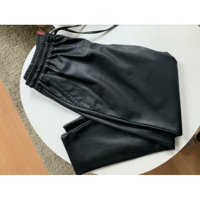 Nieuwe nep leren broek / jogger MS MODE -42