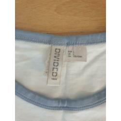 T-shirt creme met print H&M