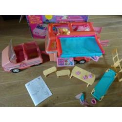 Barbie - Paardentrailer incl paard - 1993 - incl. doos