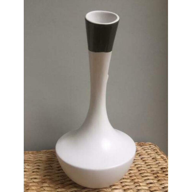 ==Nieuw== Grote Design vaas Drescher 40 cm wit