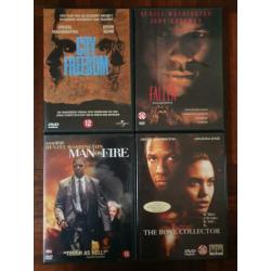 12x Denzel Washington Dvd Set Collectie Actie Thriller