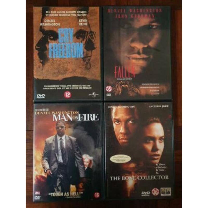 12x Denzel Washington Dvd Set Collectie Actie Thriller