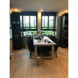 Tafel antieke grenen en 6stoelen/nieuw/van 1775 eu nu 1100!