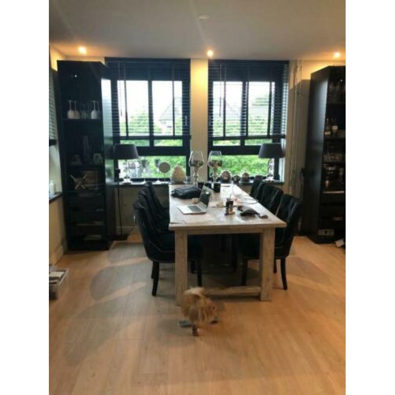 Tafel antieke grenen en 6stoelen/nieuw/van 1775 eu nu 1100!