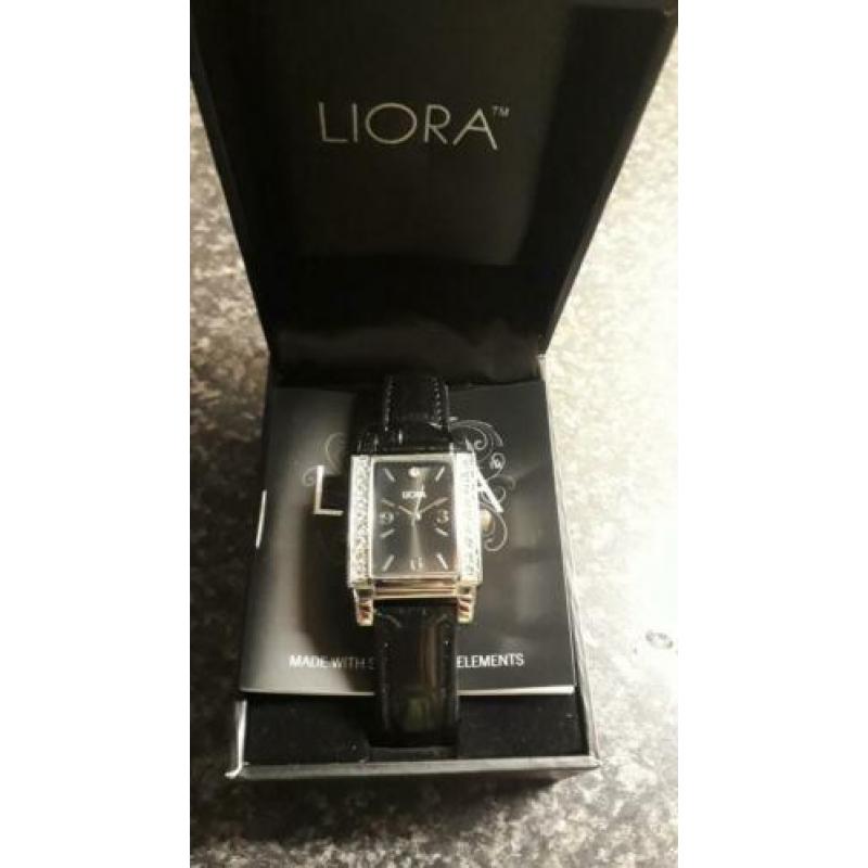 liora horloge met swarovski elementen, helemaal nieuw!