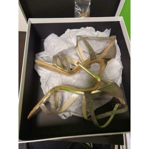 karen millen gold sandals