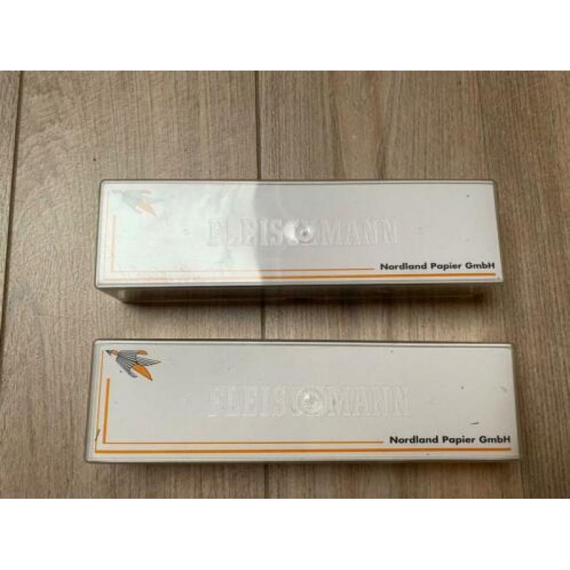 Fleischmann wagon nordland papier 2 stuks OVP -kleine oplage