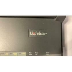 Tulip laptop nb 486SX serie no. QC 3259049A (30x22x4)