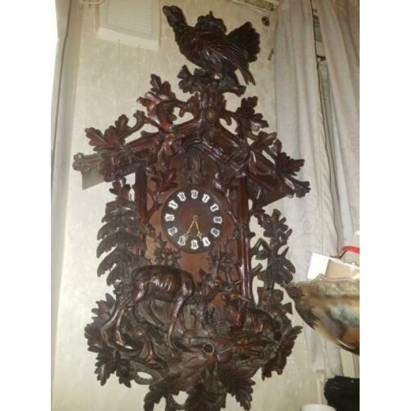 Mega Antieke koekoeksklok 125x75 cm Uniek