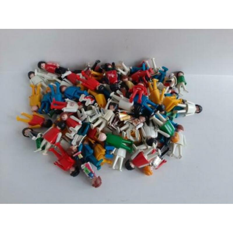 Partij 90 vintage Playmobil poppetjes figuren