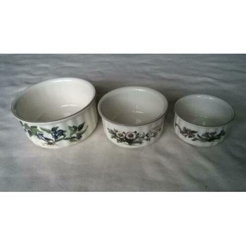 3 Villeroy & Boch Botanica nestschalen soufflé ovenschalen