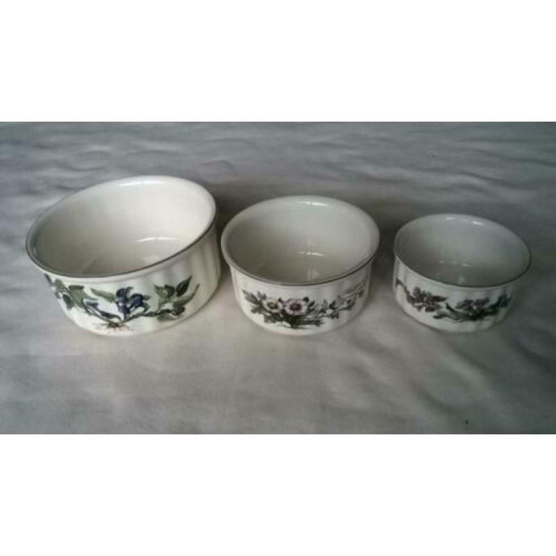 3 Villeroy & Boch Botanica nestschalen soufflé ovenschalen