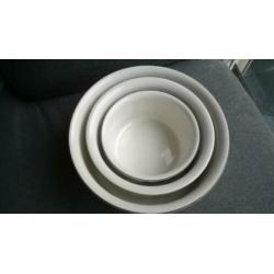 3 Villeroy & Boch Botanica nestschalen soufflé ovenschalen