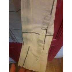 Sissy Boy blouse creme ruiten geruit M