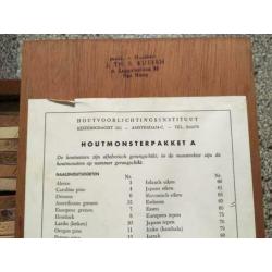 Houtmonsterpakket A (kleine plankjes diverse houtsoorten)
