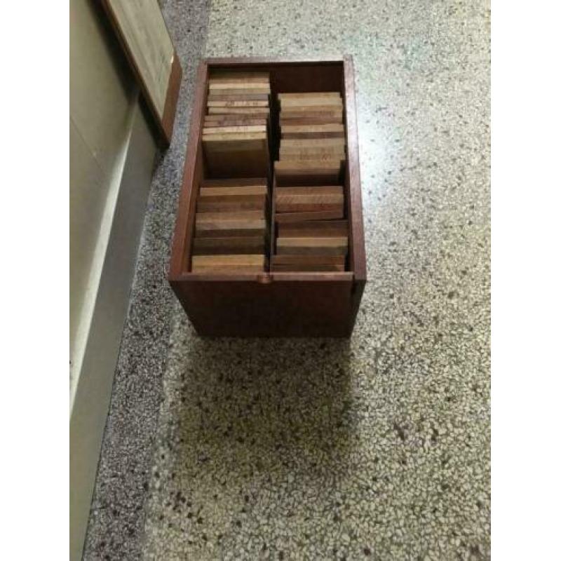 Houtmonsterpakket A (kleine plankjes diverse houtsoorten)