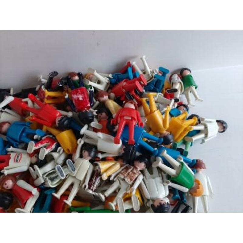 Partij 90 vintage Playmobil poppetjes figuren