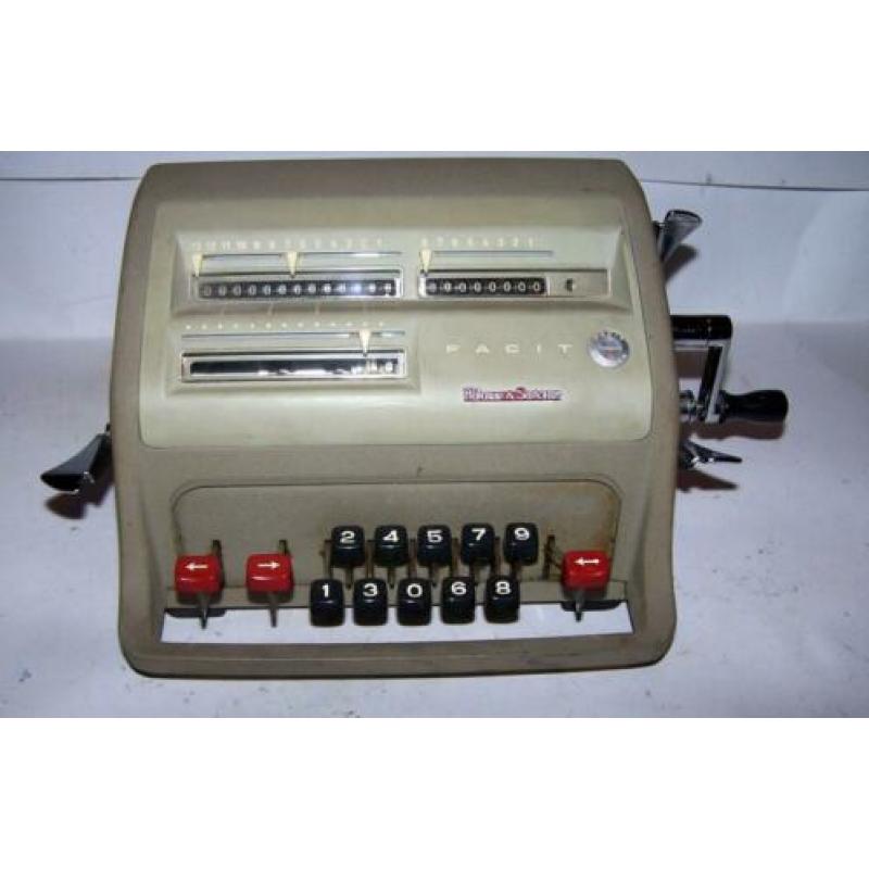 Antieke Blikman & Sartorius Facit rekenmachine.