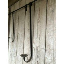 Wand kandelaar +/- 2 meter breed 30 euro