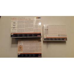 set sitecom wireless broadband router en 2 USB adapter €25