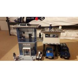 Playmobil politiebureau met uitbreidingen