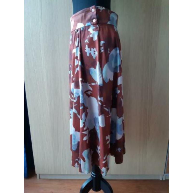 Dries van Noten rok met bloemmotief - maat 38