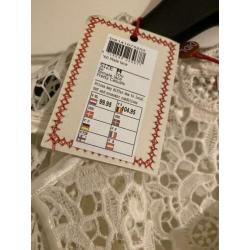 Didi Kanten jas mt. m kl. ivoor nw nu eur 12,50 met prijskrt