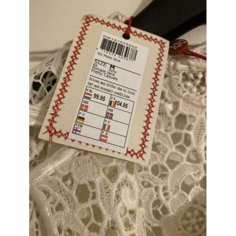 Didi Kanten jas mt. m kl. ivoor nw nu eur 12,50 met prijskrt