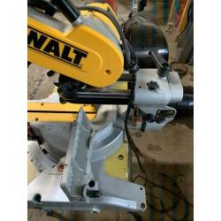 Dewalt dw718-qs afkort- en verstekzaag