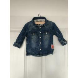 Vingino spijkerblouse maat 74