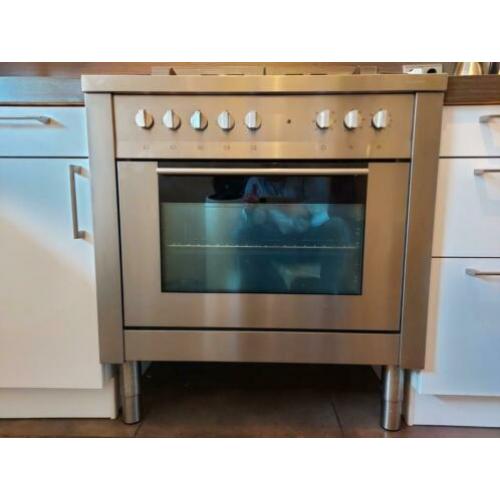 Vrijstaand gasfornuis Solitaire (Bosch) RVS
