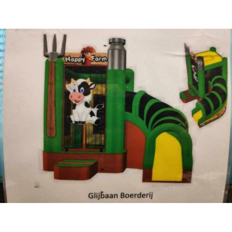 verschillende springkussens te huur