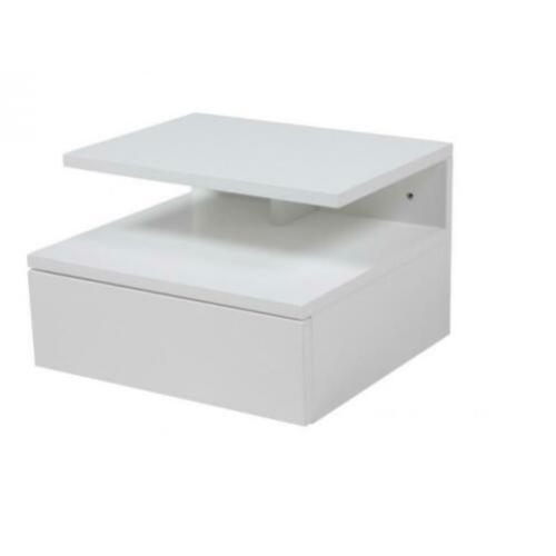 AC Design nachtkastje wit, nieuw in doos, van Kikke Spullen