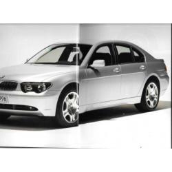 autofolder BMW Magazine nr. 3, 2001