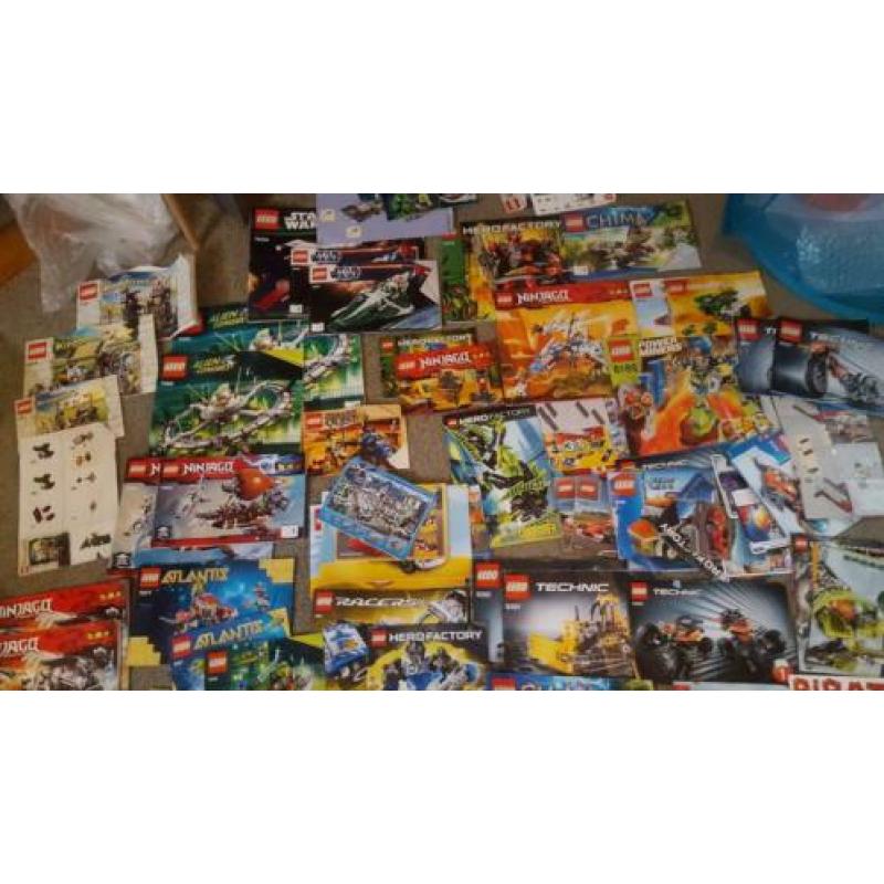Lego bouwboekjes diverse series star wars city castle etc.